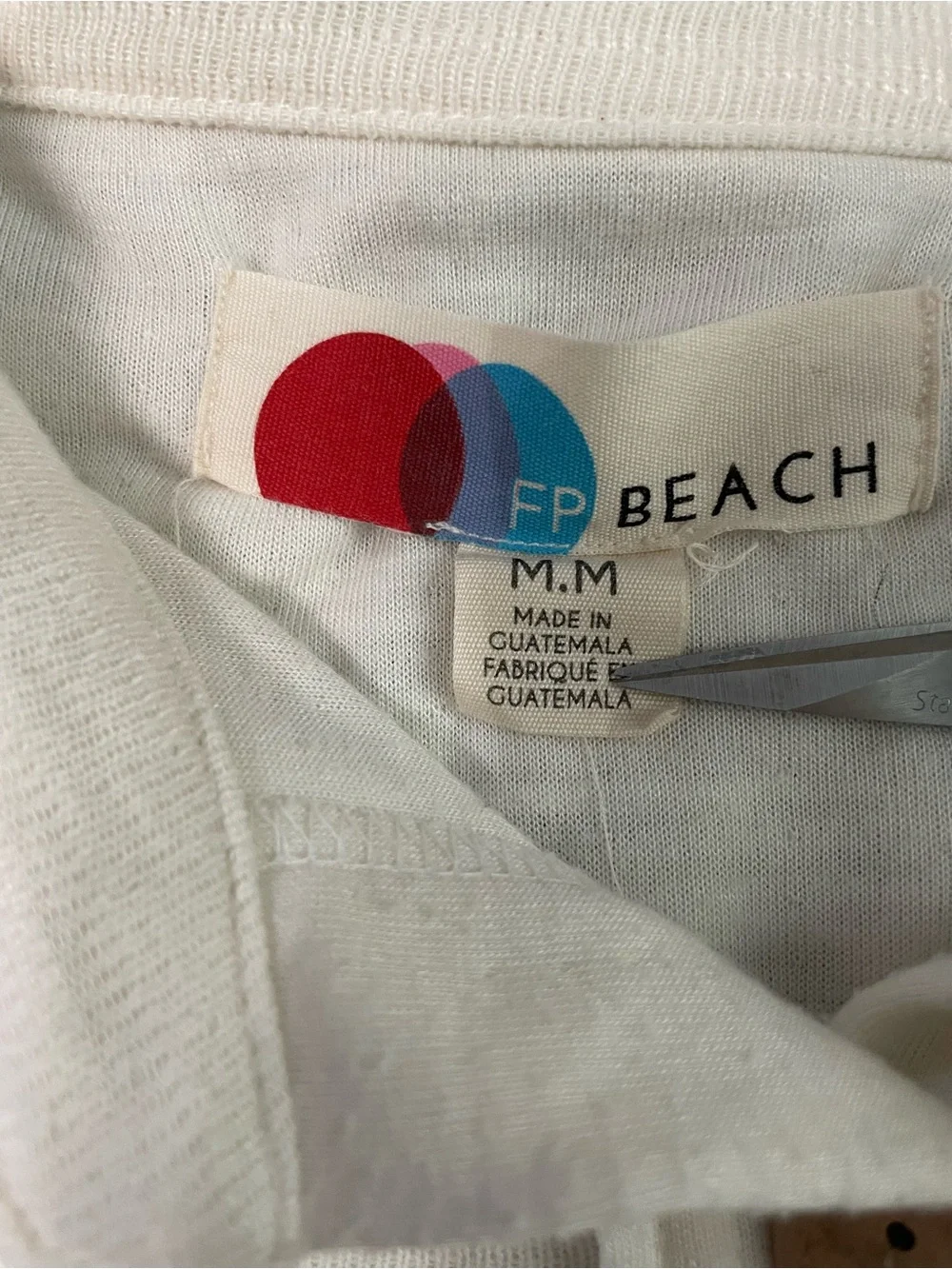 Cream Button-Front Collared Shirt Jacket - Picture 7 of 8